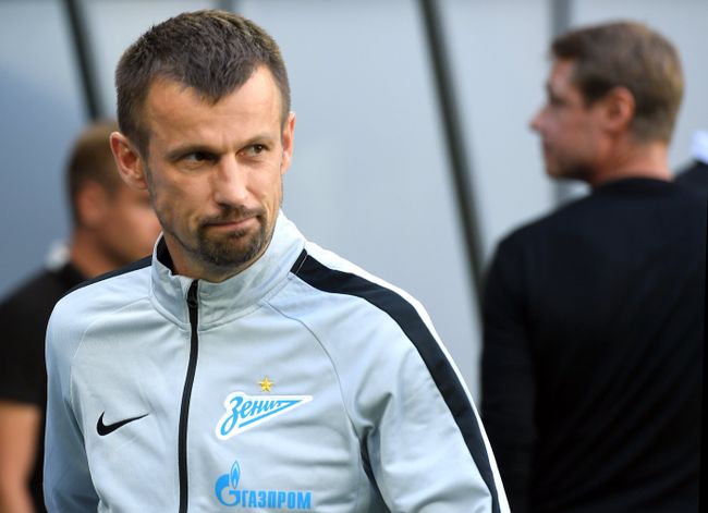 Главный тренер Зенита Сергей Семак