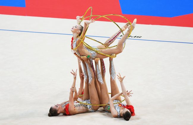 Спортсменки сборной России по художественной гимнастике Спортсменки сборной России по художественной гимнастике