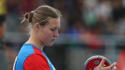 Российская метательница диска Виолетта Игнатьева Российская метательница диска Виолетта Игнатьева - РИА Новости, 1920, 07.08.2025
