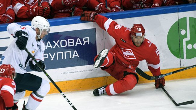 Хоккей. КХЛ. Матч Спартак - Слован