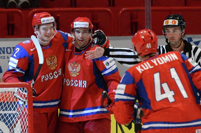 Хоккеисты сборной России