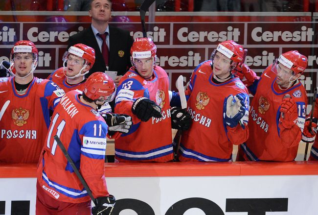 Хоккеисты сборной России