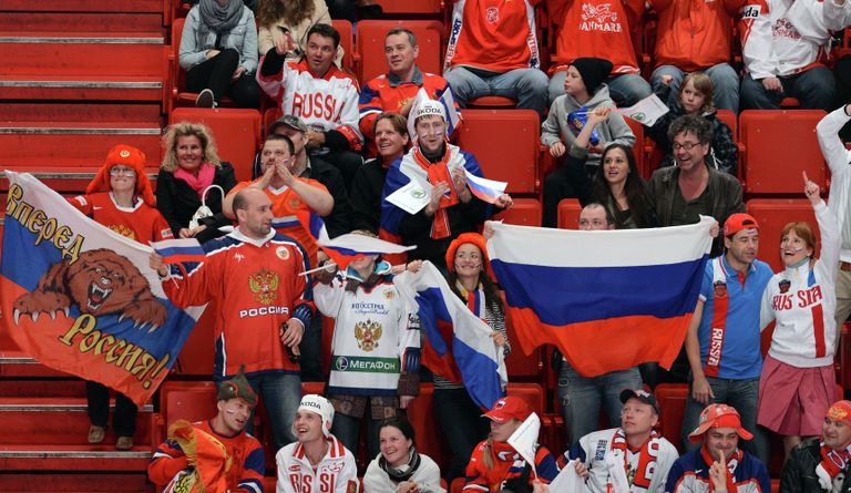 Российские болельщики Российские болельщики