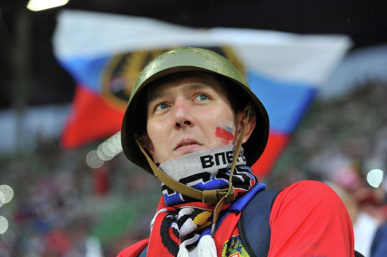 Российский болельщик Российский болельщик