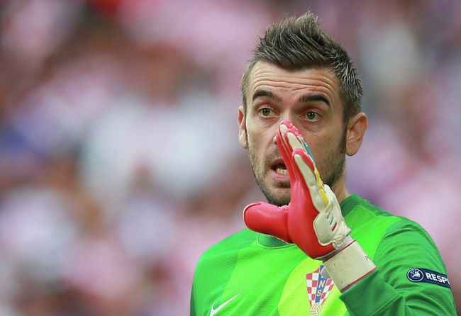 Croatia's goalkeeper Stipe Pletikosa