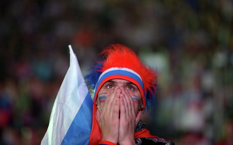 Российский болельщик Российский болельщик