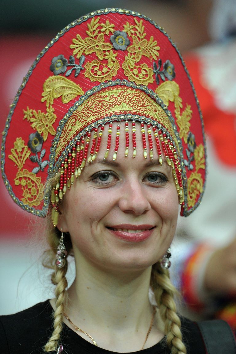 Российская болельщица Российская болельщица