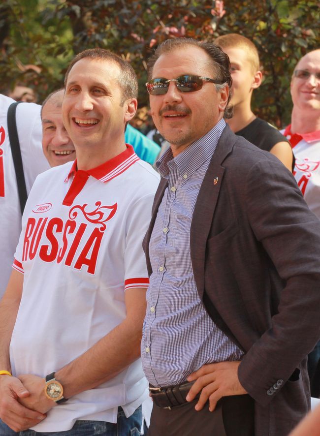 Дэвид Блатт и Александр Красненков (слева направо)