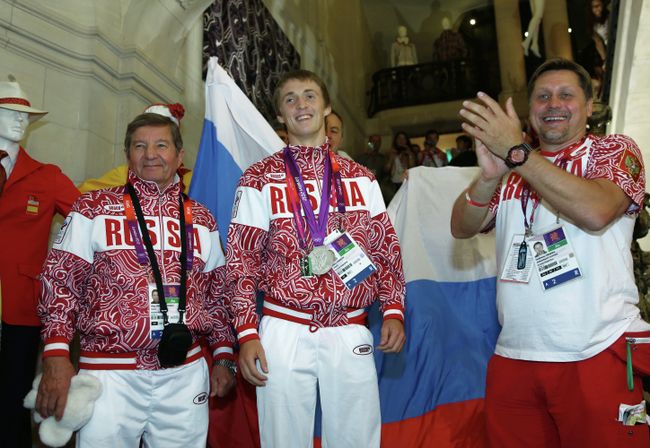 Николай Макаров, Дмитрий Ушаков и Гедиминас Таранда (слева направо)
