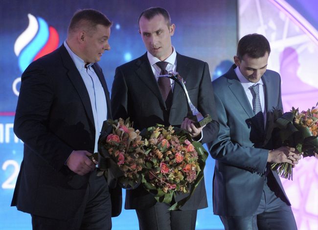 Владимир Алекно, Сергей Тетюхин и Александр Соколов (слева направо) Владимир Алекно, Сергей Тетюхин и Александр Соколов (слева направо)