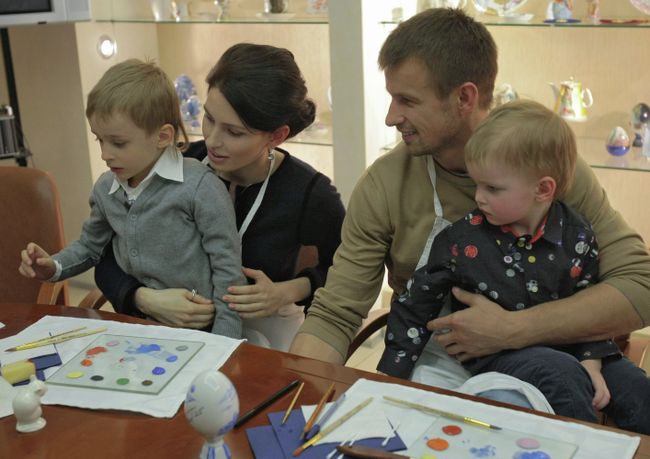 Сергей Семак с семьей Сергей Семак с семьей