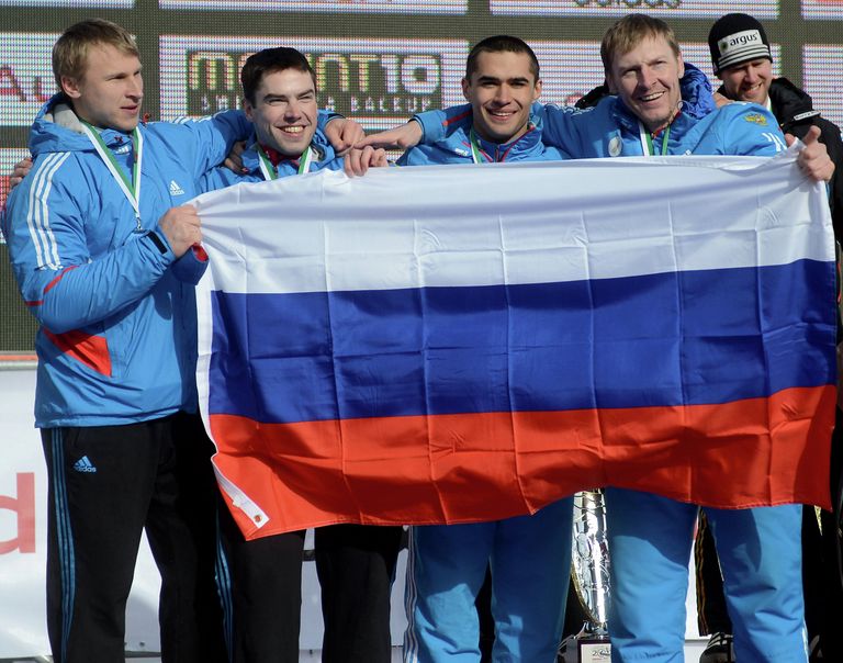 Россияне Александр Зубков, Алексей Негодайло, Дмитрий Труненков и Максим Мокроусов Россияне Александр Зубков, Алексей Негодайло, Дмитрий Труненков и Максим Мокроусов