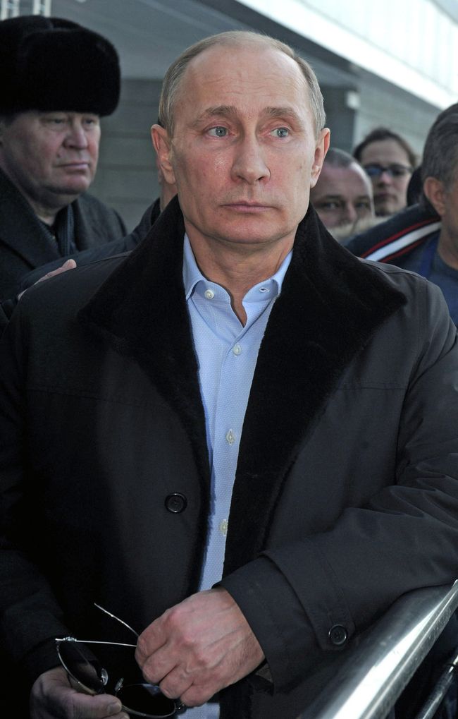 В.Путин осмотрел объекты горного кластера к Олимпиаде в Сочи