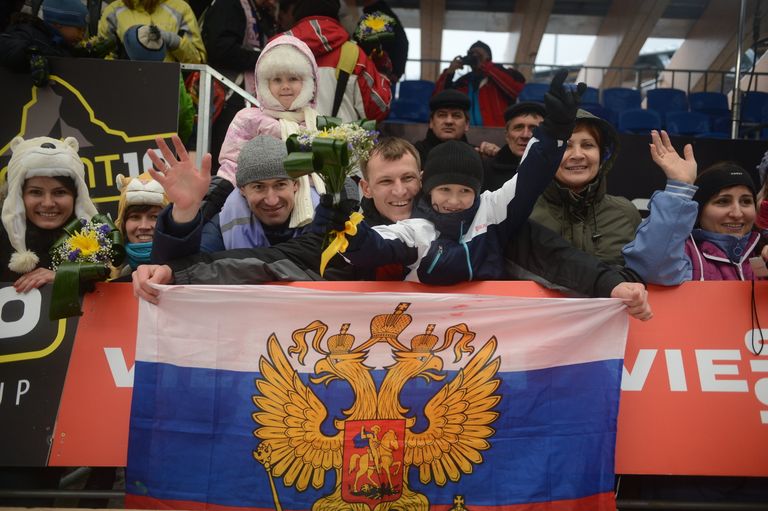 Российские болельщики Российские болельщики