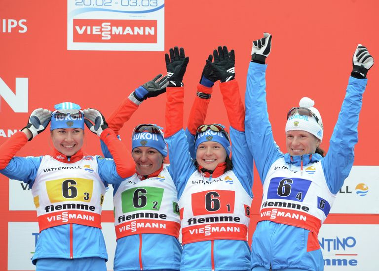 Лыжные гонки. Чемпионат мира. Женщины. Эстафета Лыжные гонки. Чемпионат мира. Женщины. Эстафета