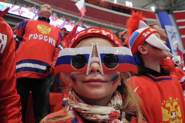 Российские болельщики Российские болельщики