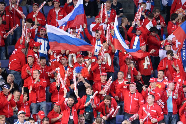 Болельщики сборной России Болельщики сборной России
