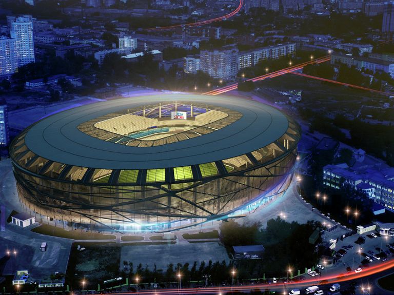 Макет стадиона Центральный в Екатеринбурге к ЧМ-2018 Макет стадиона Центральный в Екатеринбурге к ЧМ-2018