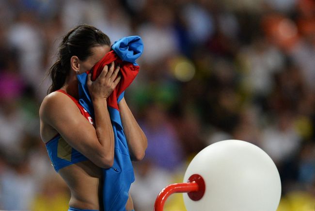 Российская спортсменка Елена Исинбаева Российская спортсменка Елена Исинбаева