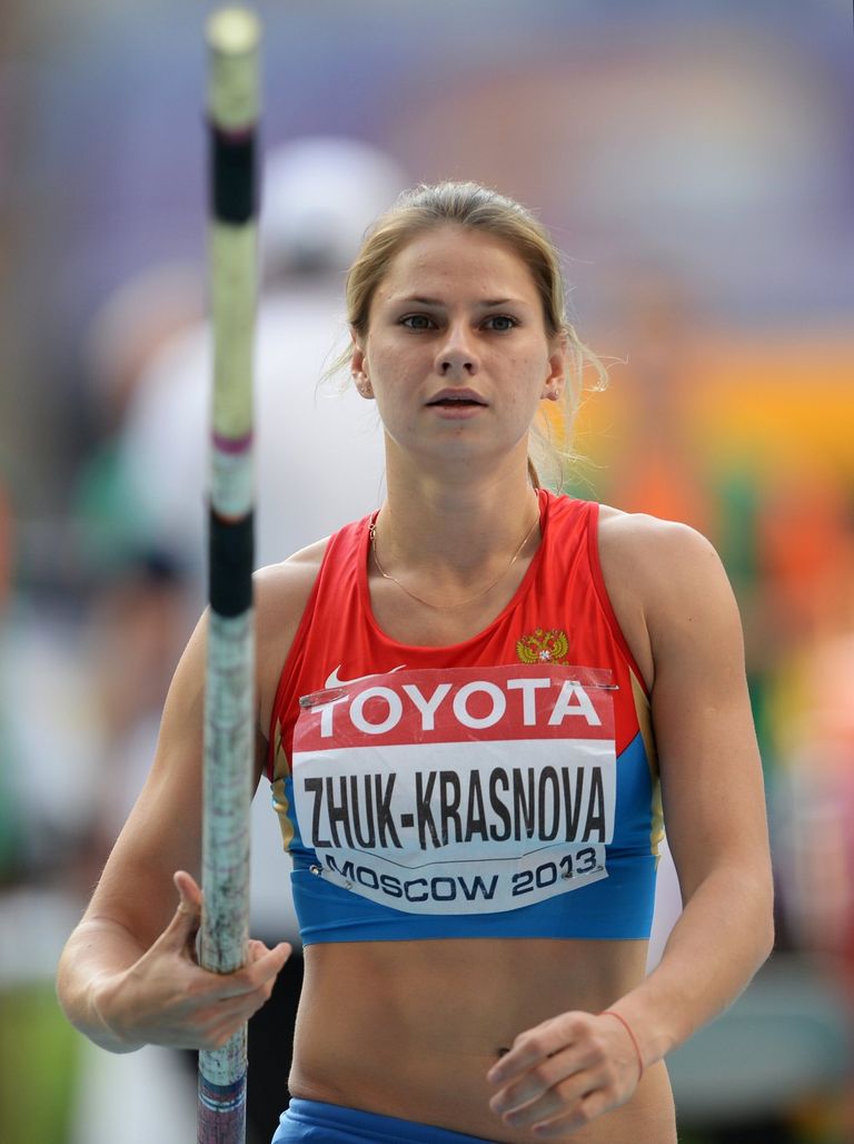 Российская спортсменка Ангелина Жук-Краснова Российская спортсменка Ангелина Жук-Краснова