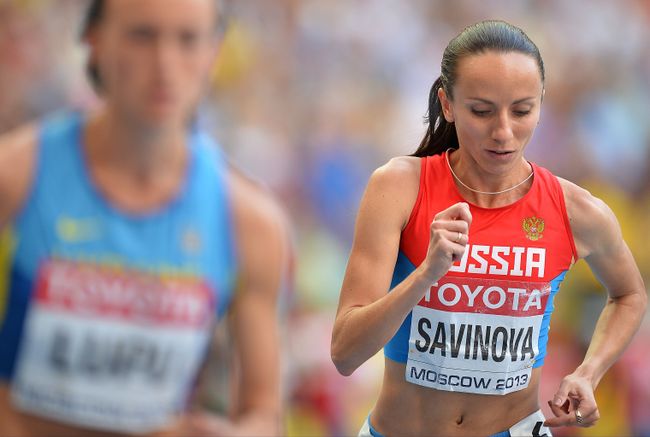Мария Савинова (Россия) в финальном забеге на 800 м среди женщин Мария Савинова (Россия) в финальном забеге на 800 м среди женщин