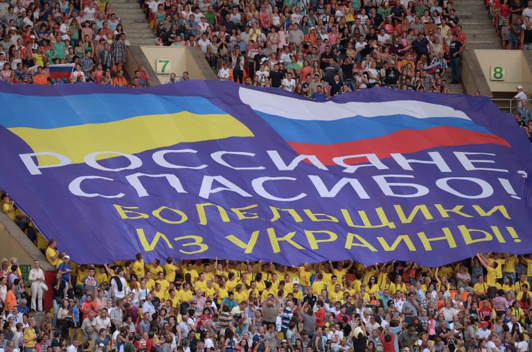 Болельщики на чемпионате мира по легкой атлетике в Москве Болельщики на чемпионате мира по легкой атлетике в Москве