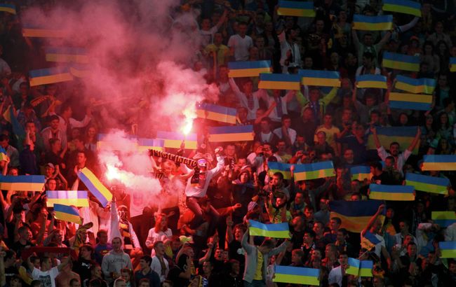 Болельщики сборной Украины