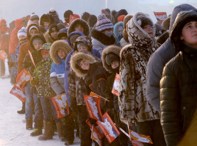 Эстафета Олимпийского огня. Норильск