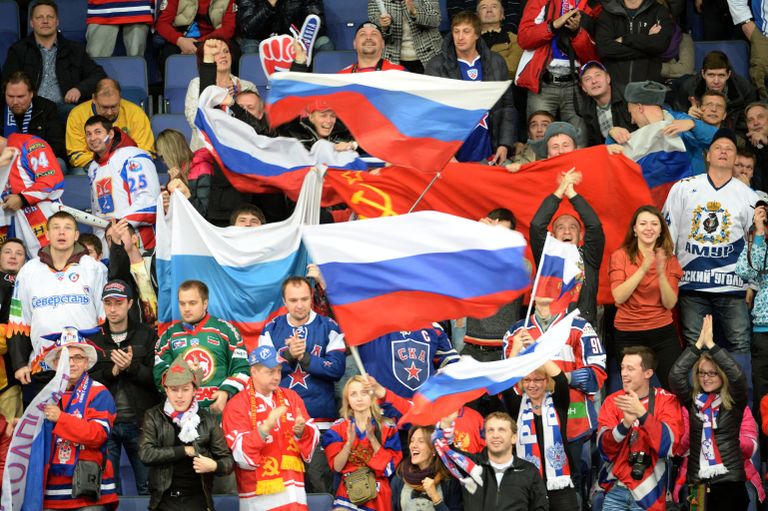 Российские болельщики Российские болельщики