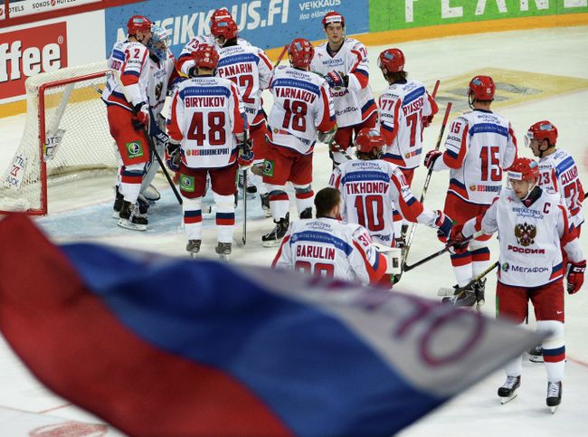 Хоккеисты сборной России