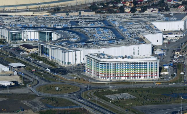 Главный медиацентр в Олимпийском парке в Сочи