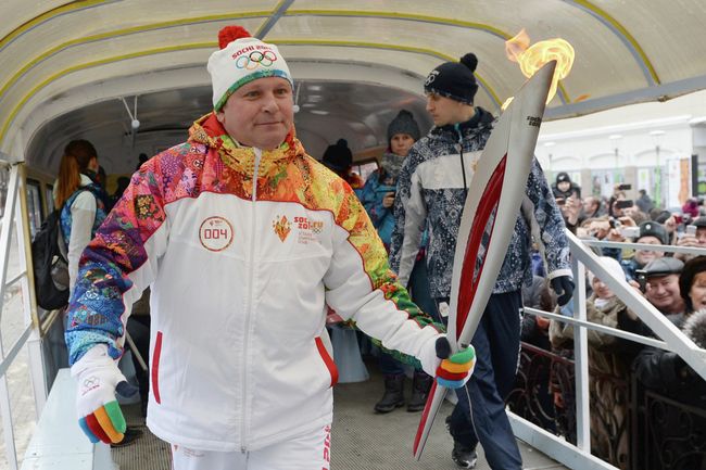Эстафета Олимпийского огня. Пятигорск