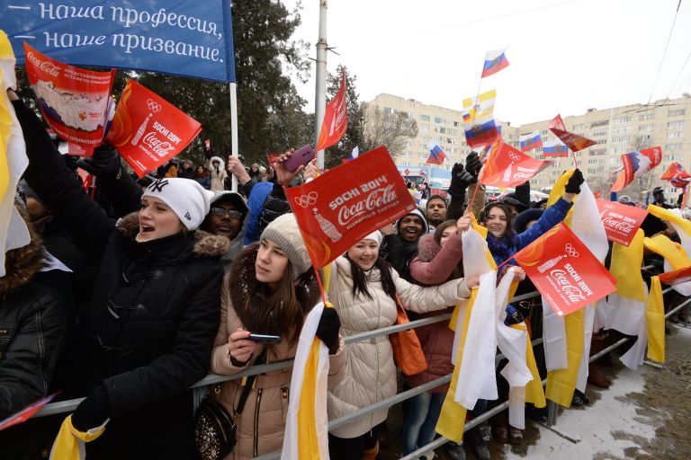 Эстафета Олимпийского огня. Ставрополь Эстафета Олимпийского огня. Ставрополь