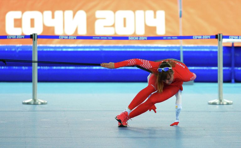 Олимпиада 2014. Конькобежный спорт. Тренировки