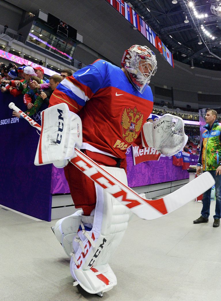 Вратарь Семен Варламов (Россия) Вратарь Семен Варламов (Россия)