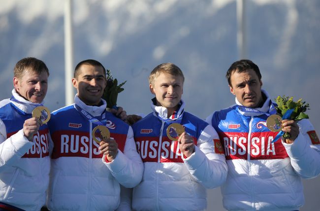 Александр Зубков, Алексей Воевода, Алексей Негодайло и Дмитрий Труненков (слева направо) Александр Зубков, Алексей Воевода, Алексей Негодайло и Дмитрий Труненков (слева направо)