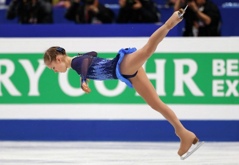 Российская фигуристка Юлия Липницкая выступает в короткой программе на чемпионате мира Российская фигуристка Юлия Липницкая выступает в короткой программе на чемпионате мира