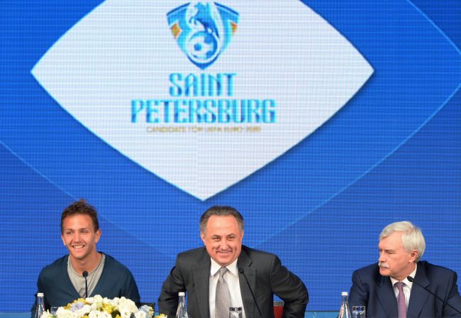 Доменико Кришито, Виталий Мутко и Георгий Полтавченко (слева направо) Доменико Кришито, Виталий Мутко и Георгий Полтавченко (слева направо)