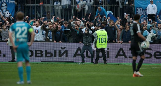Футбол. РФПЛ. Матч Зенит - Динамо