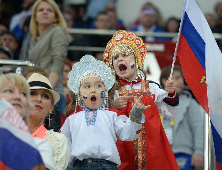 Российские болельщики Российские болельщики