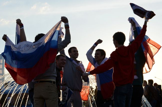 Болельщики сборной России