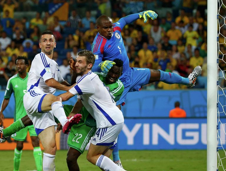 Игровой момент матча Нигерия - Босния Игровой момент матча Нигерия - Босния