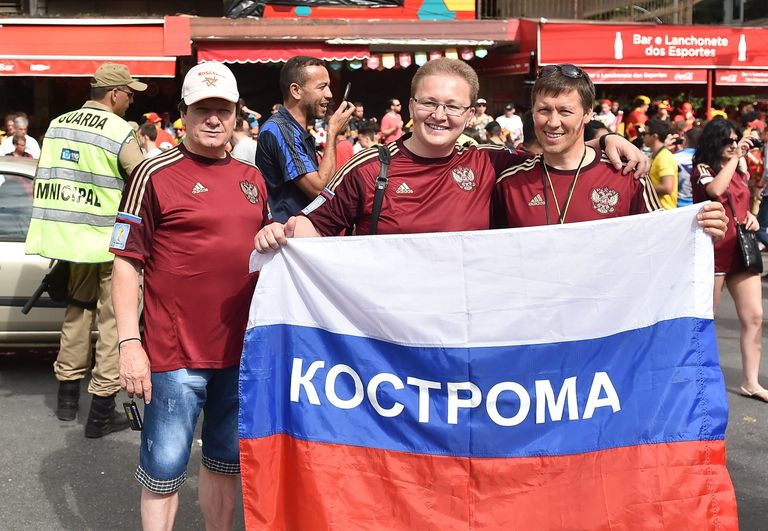 Болельщики сборной России Болельщики сборной России