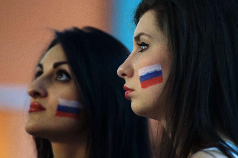 Болельщицы сборной России Болельщицы сборной России