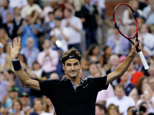 Роджер Федерер на US Open