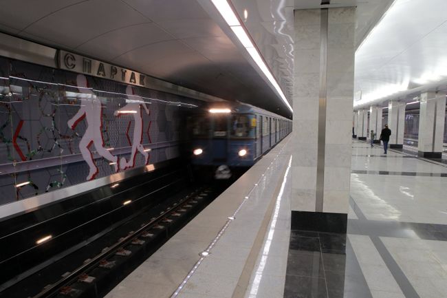Открытие новой станции московского метрополитена Спартак Открытие новой станции московского метрополитена Спартак
