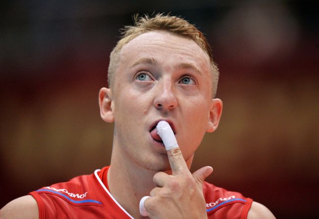 Доигровщик сборной России Алексей Спиридонов Доигровщик сборной России Алексей Спиридонов