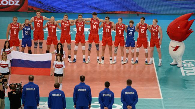 Волейболисты сборной России