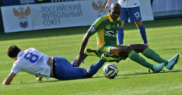 Игровой момент матча Динамо - Кубань Игровой момент матча Динамо - Кубань