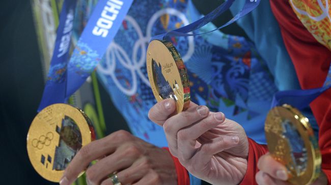 Золотые медали российских спортсменов Золотые медали российских спортсменов